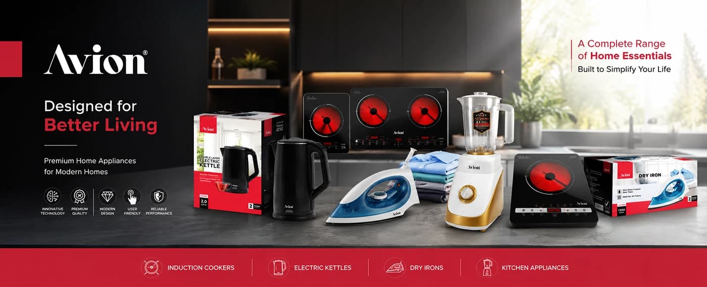 Avion Home Appliances — Marketing & Packaging Design