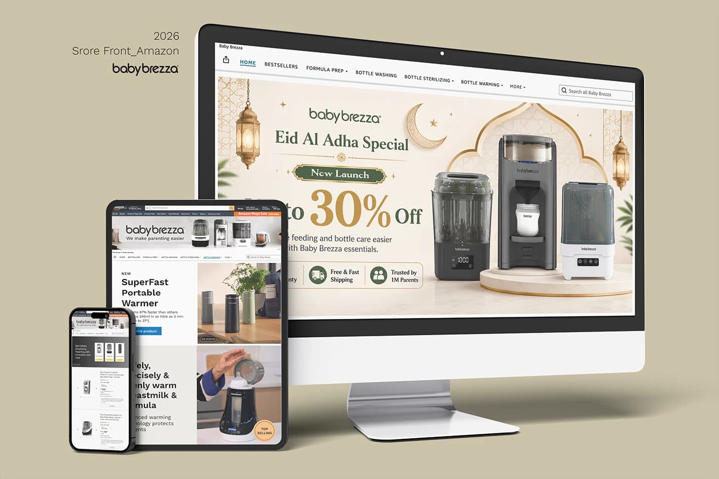 E-commerce Storefront Design — Baby Brezza
